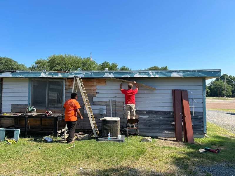 Exterior Building Painting - During