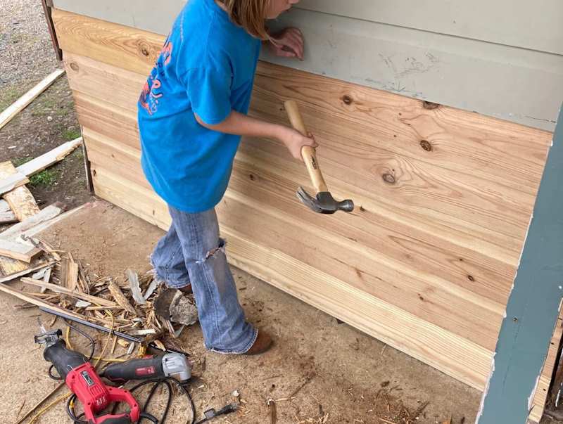 Exterior Building Painting - During