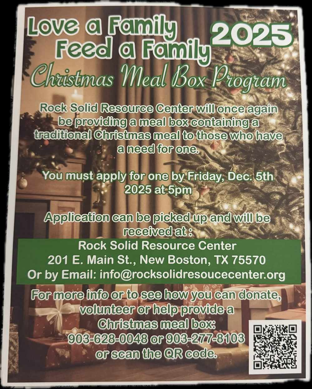 Love a Family 2025 with QR