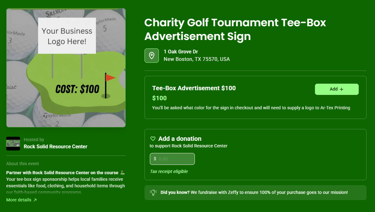 Zefffy Tee Box Ad