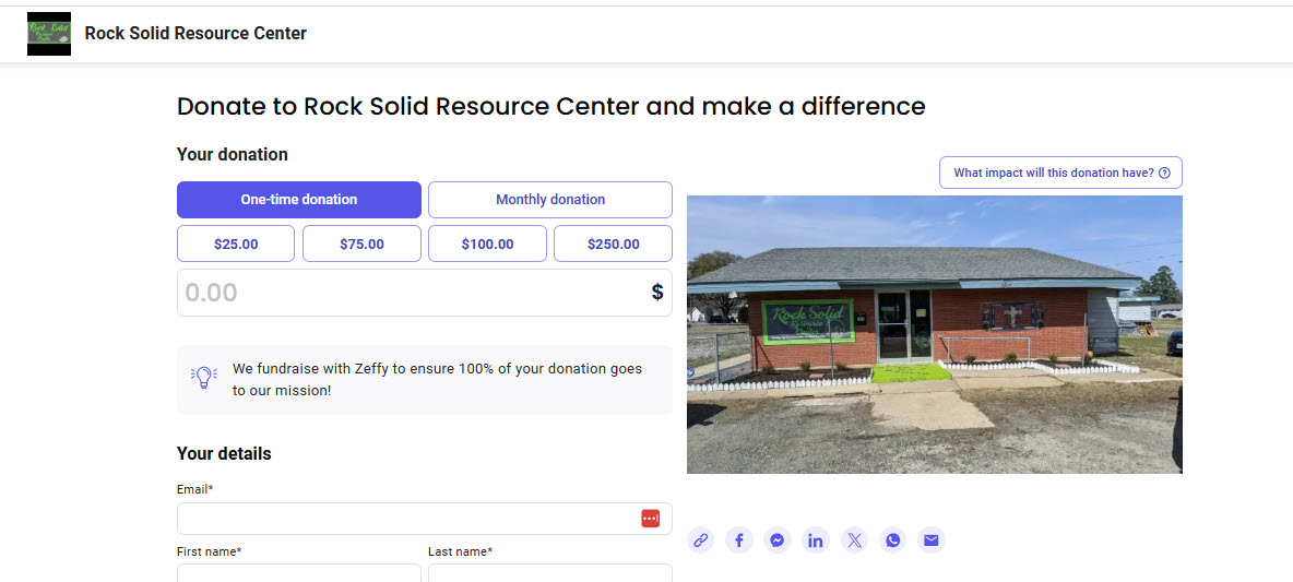 Donate to Rock Solid Resource Center